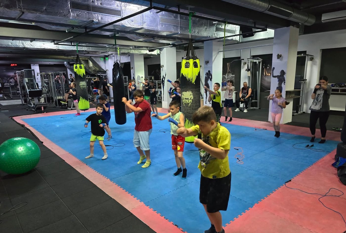 Grupa de kickbox copii la Power Kick
