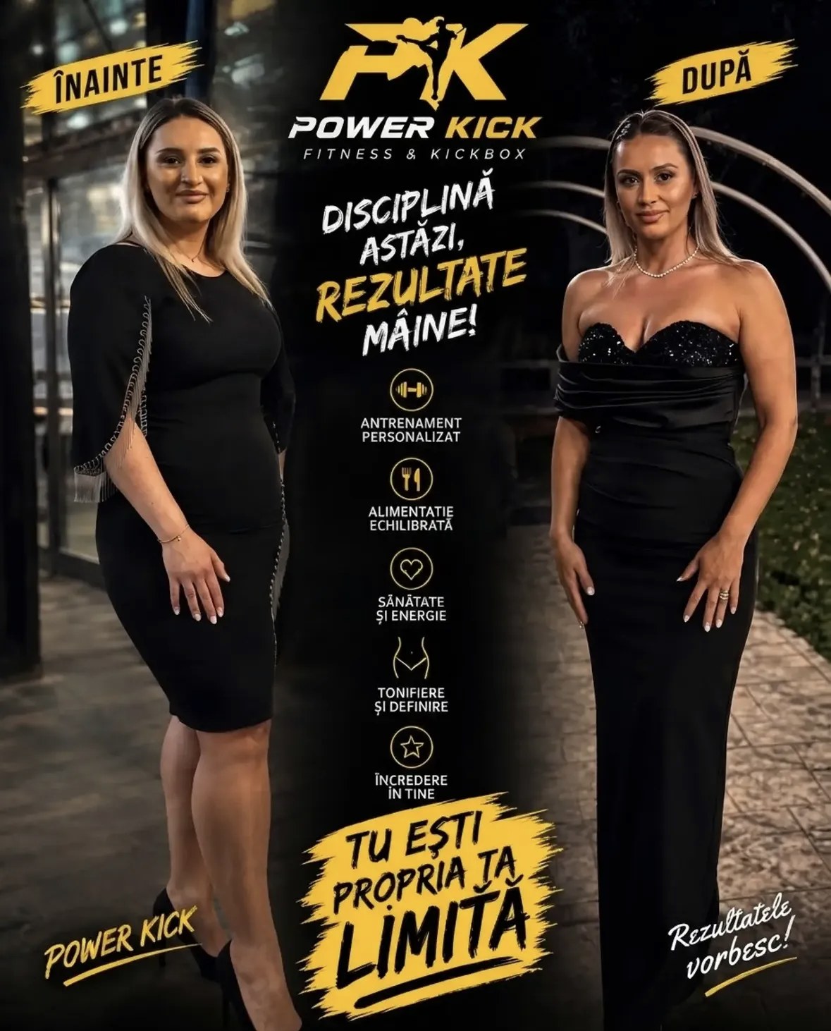 Transformare înainte și după